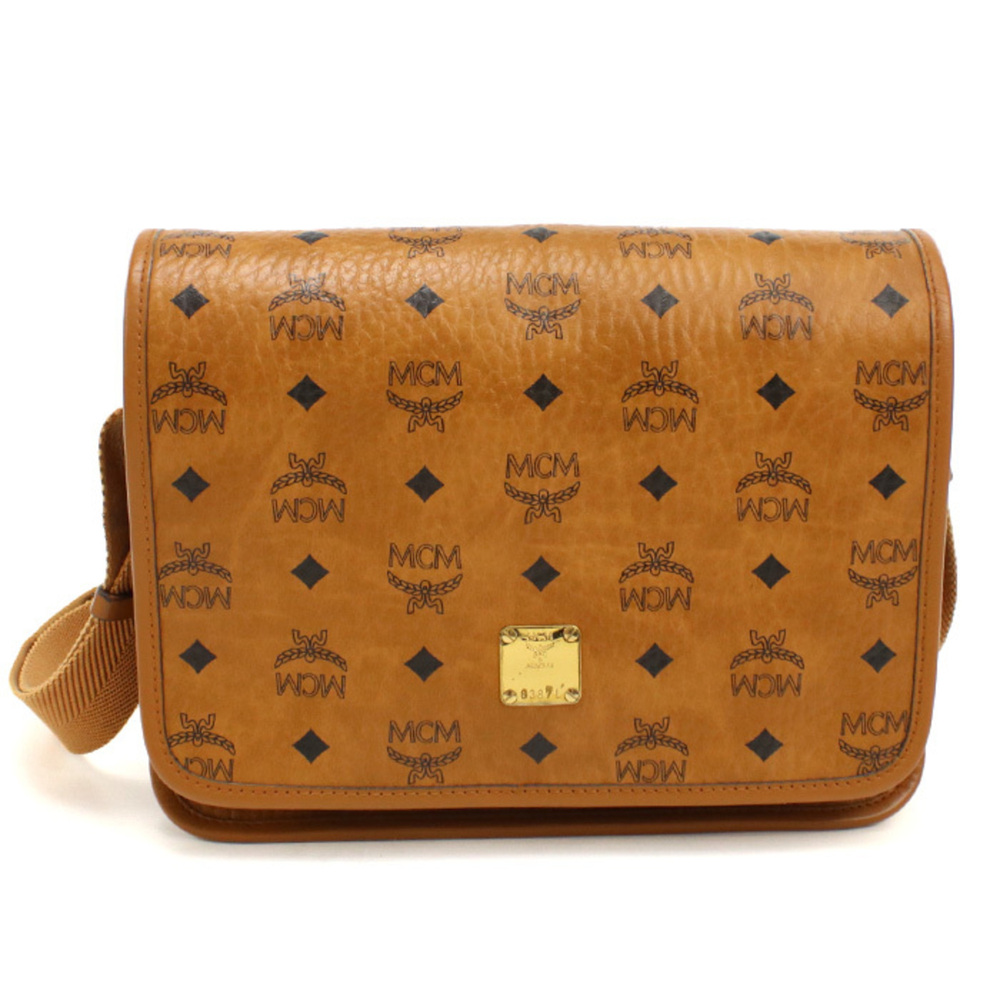 MCM Shoulder Bag MMMAAKC03C0001 Men's Brown
